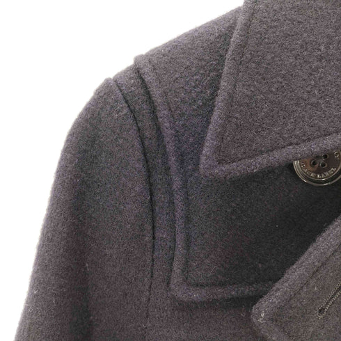 バーバリーブラックレーベル BURBERRY BLACK LABEL ウール ピーコート メンズ S