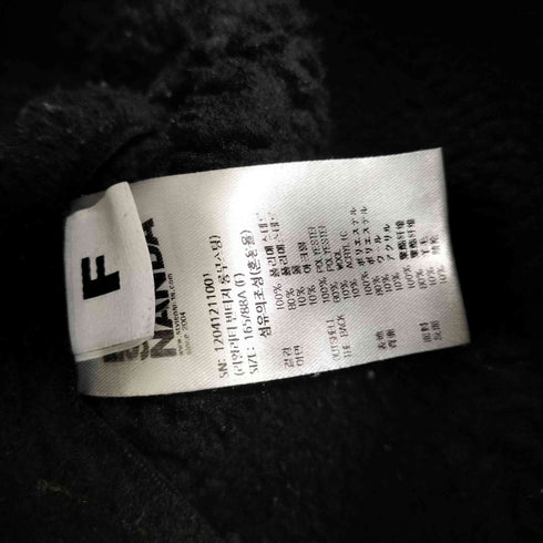 スタイルナンダ STYLENANDA 裏地ボア ステッチ カットオフ フェイクレザー ムートン コート レディース FREE