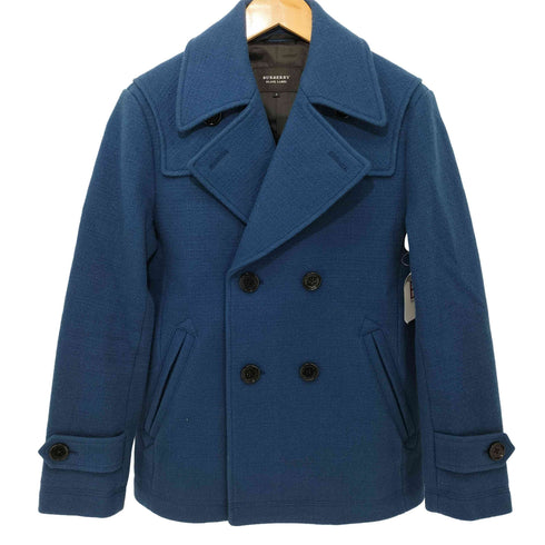 バーバリーブラックレーベル BURBERRY BLACK LABEL メルトンウール ピーコート メンズ S