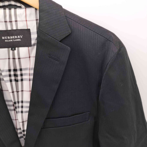 バーバリーブラックレーベル BURBERRY BLACK LABEL 1B テーラードジャケット メンズ S