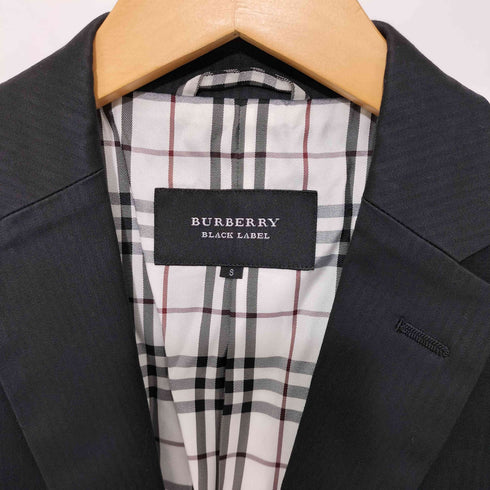 バーバリーブラックレーベル BURBERRY BLACK LABEL 1B テーラードジャケット メンズ S
