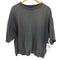 トミーヒルフィガー TOMMY HILFIGER ロゴ プリント 前V コットンポリ クルーネック Tシャツ カットオフ ボロ メンズ import:L