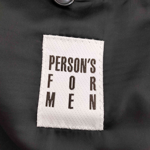 persons for men 2B 背抜き センターベント ウール混 テーラードジャケット メンズ
