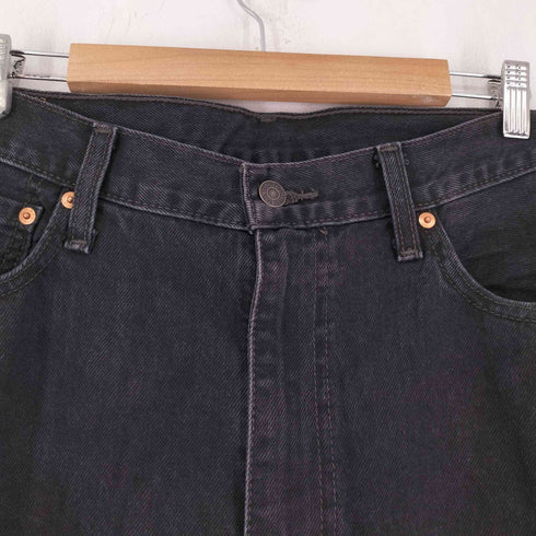 リーバイス Levis 565 ストレートブラックデニムパンツ メンズ W36 L30