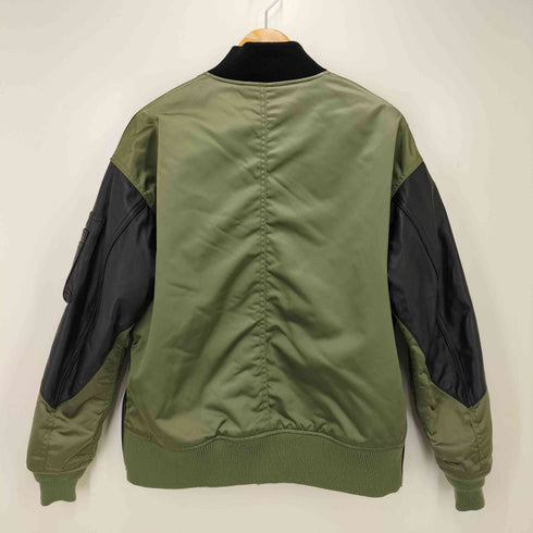 JACK ROSE ラムレザー シングルライダースジャケット 異素材切替 メンズ JPN:4