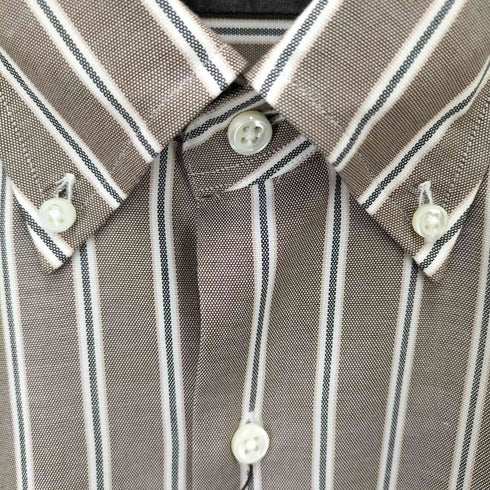 ポールスチュアート Paul Stuart 24AW オックスストライプシャツ メンズ JPN:M