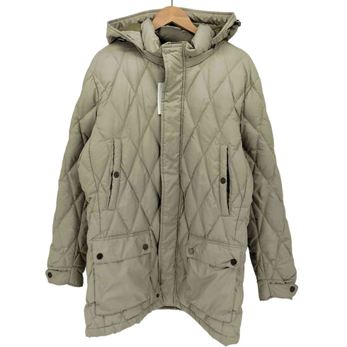 クロコダイル crocodile キルティング フーデッド ダウン ジャケット メンズ LL