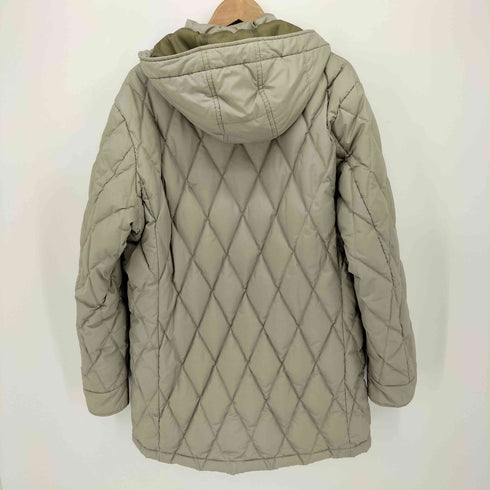 クロコダイル crocodile キルティング フーデッド ダウン ジャケット メンズ LL