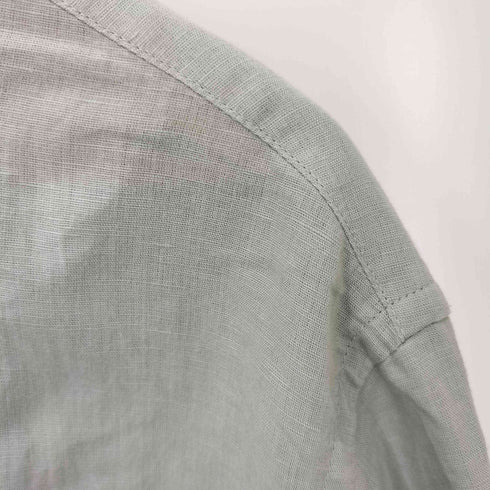 カルバンクライン CALVIN KLEIN Relaxed Fit ロゴ刺繍バンドカラーシャツ メンズ JPN:S