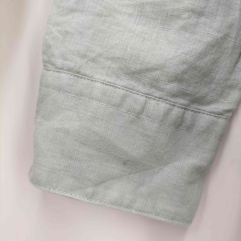 カルバンクライン CALVIN KLEIN Relaxed Fit ロゴ刺繍バンドカラーシャツ メンズ JPN:S