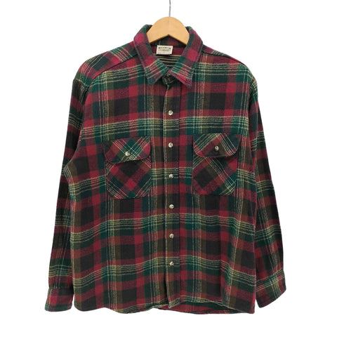 ファイブブラザー FIVE BROTHER 90S チェック柄 ヘビーネルシャツ メンズ import:L