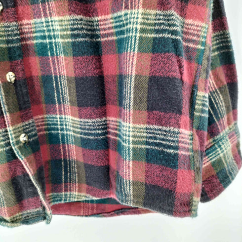 ファイブブラザー FIVE BROTHER 90S チェック柄 ヘビーネルシャツ メンズ import:L