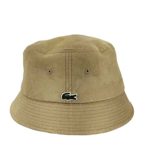 ラコステ LACOSTE ワンポイントワニロゴコーデュロイハット メンズ