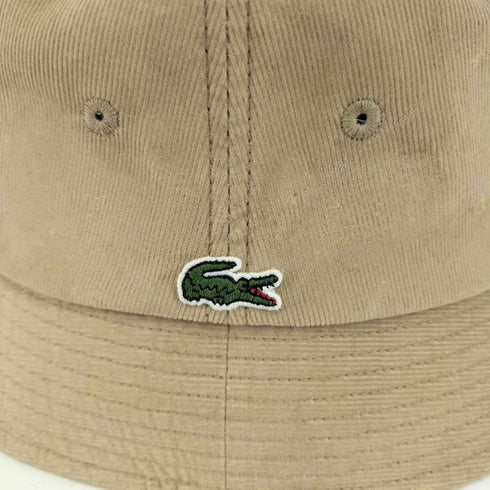ラコステ LACOSTE ワンポイントワニロゴコーデュロイハット メンズ