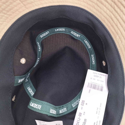 ラコステ LACOSTE ワンポイントワニロゴコーデュロイハット メンズ