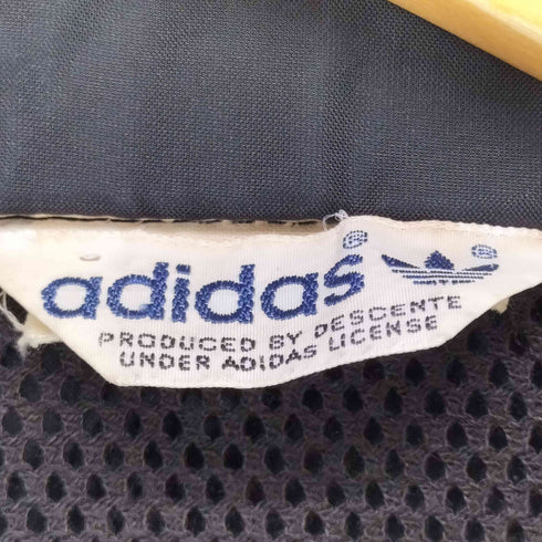 アディダス adidas 80~90S デサントタグ ロゴ刺繍ナイロンジャケット メンズ M