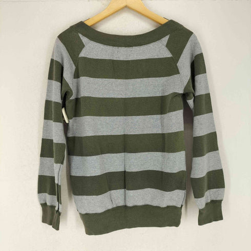 ヒステリックグラマー HYSTERIC GLAMOUR 00S 裾刺繍ボーダースウェット レディース FREE