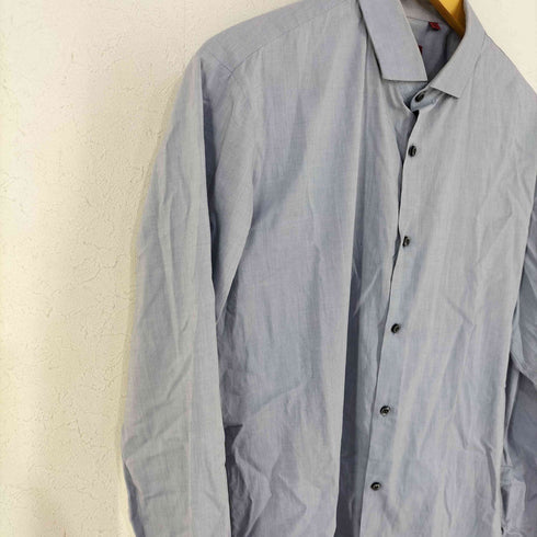ヒューゴボス HUGO BOSS SLIM FIT ホリゾンタルカラー シャツ メンズ import:M