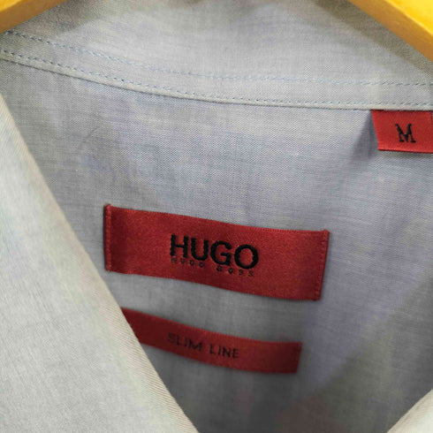 ヒューゴボス HUGO BOSS SLIM FIT ホリゾンタルカラー シャツ メンズ import:M