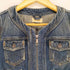 ディーゼル DIESEL 90S ダメージ加工デニムジップジャケット レディース XS