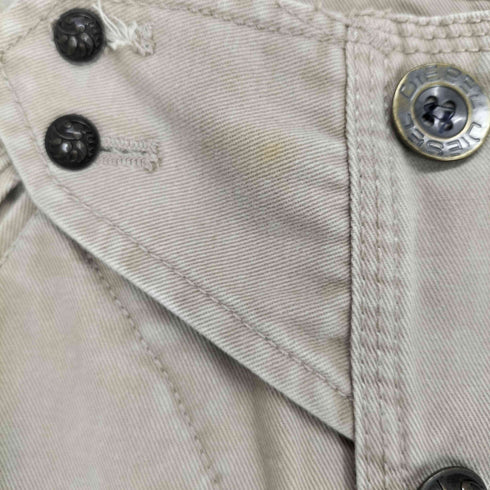 ディーゼル DIESEL 90~00S フロント刺繍コットンマリンマーメイドスカート レディース 26
