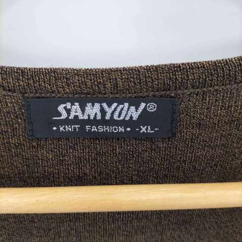 SAMYUN ベロア切替 4B ベスト メンズ import:XL
