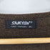 SAMYUN ベロア切替 4B ベスト メンズ import:XL