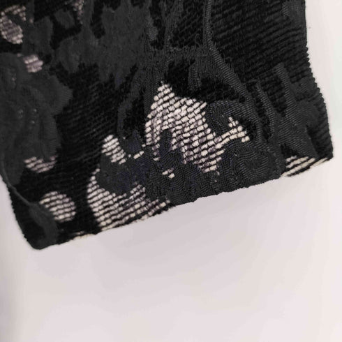 花柄刺繍 ジャガード織り ジャケット レディース