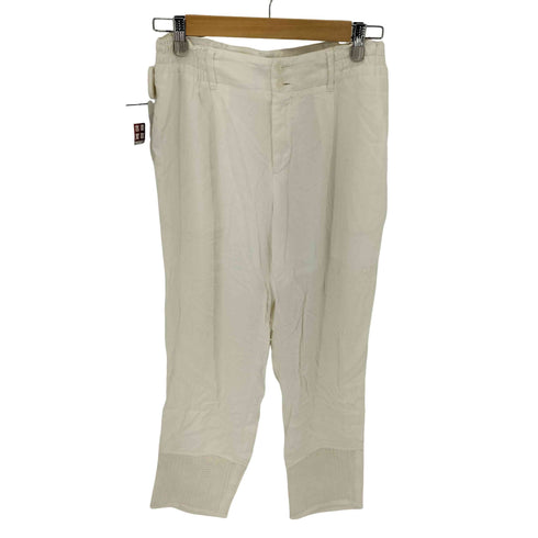 イッセイミヤケ ISSEY MIYAKE 90-2000S 銀タグ 裾メッシュ レーヨン混 リネン イージーパンツ メンズ JPN:2