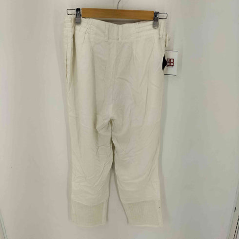 イッセイミヤケ ISSEY MIYAKE 90-2000S 銀タグ 裾メッシュ レーヨン混 リネン イージーパンツ メンズ JPN:2