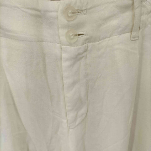 イッセイミヤケ ISSEY MIYAKE 90-2000S 銀タグ 裾メッシュ レーヨン混 リネン イージーパンツ メンズ JPN:2