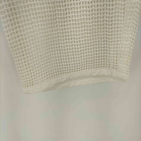 イッセイミヤケ ISSEY MIYAKE 90-2000S 銀タグ 裾メッシュ レーヨン混 リネン イージーパンツ メンズ JPN:2