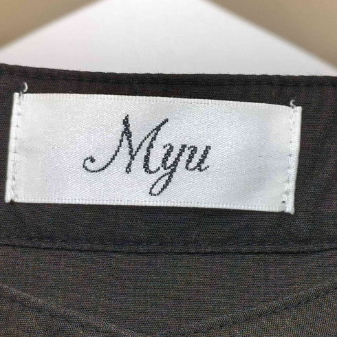 Myu 裾ぺプラムブラウス レディース FREE