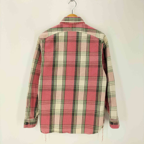 シュガーケーン SUGAR CANE チェック柄ヘビーフランネルシャツ メンズ JPN:S