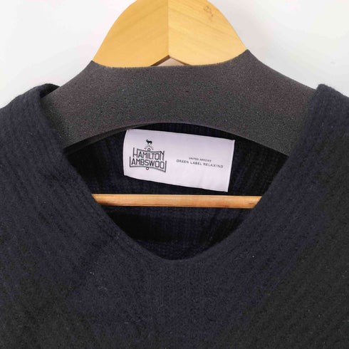 グリーンレーベルリラクシング GREEN LABEL RELAXING HAMILTON SC カタアゼ Vネック プルオーバー ニット レディース
