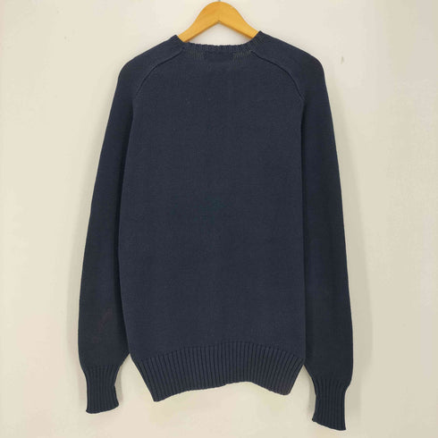 ポロバイラルフローレン Polo by RALPH LAUREN 90s ポロベア ワンポイント ラグランコットンニット メンズ import:M