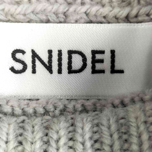 スナイデル snidel 22aw ヘムボリュームコンビニットワンピース レディース FREE