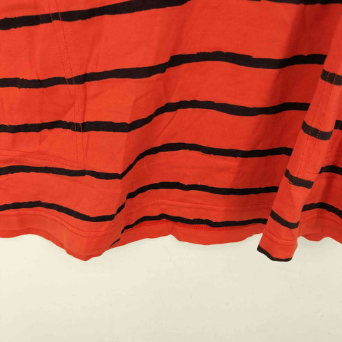 バーバリーブルーレーベル BURBERRY BLUE LABEL ロゴプリント ボーダーチュニック レディース JPN:38