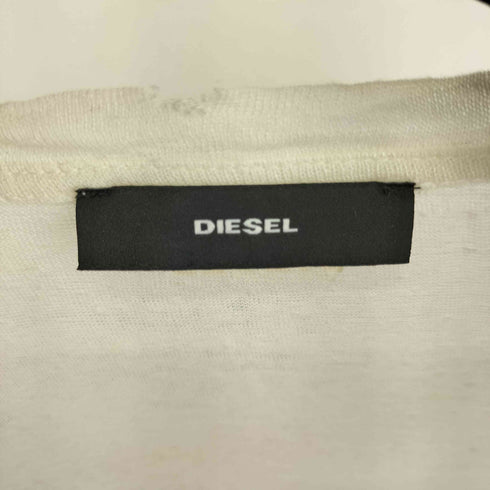 ディーゼル DIESEL T-DARIA-YB スカルリネン半袖Tシャツ レディース JPN:M