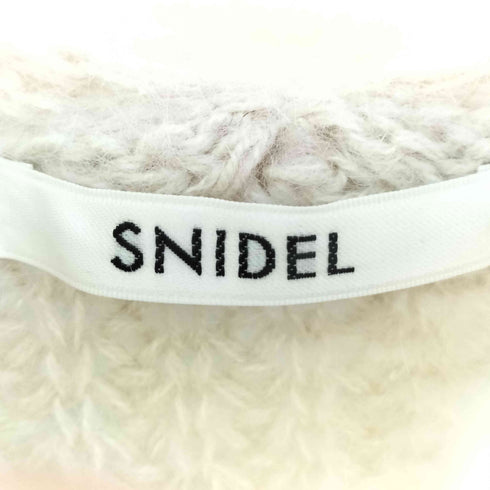 スナイデル snidel 22aw モヘアVネックプルオーバー レディース ONE SIZE