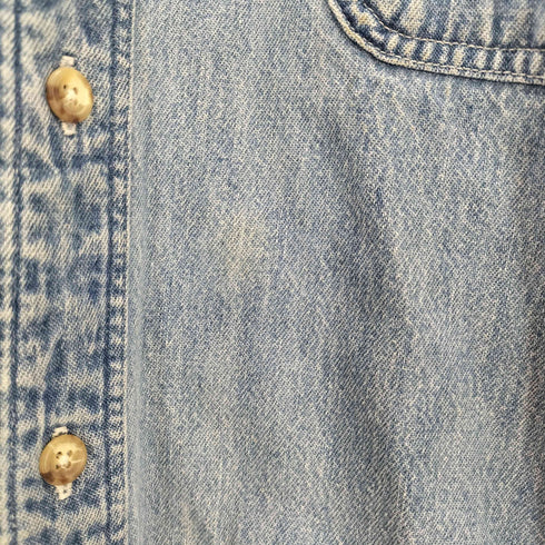 ギャップ Gap 90s-00s OLD GAP USA製 デニムシャツ メンズ JPN:XL