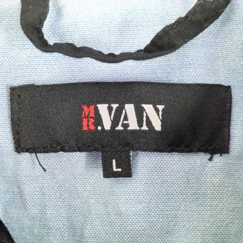 MR.VAN 4連ロゴ 刺繍 スイングトップ ブルゾン メンズ import:L