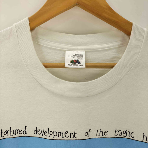 フルーツオブザルーム FRUIT OF THE LOOM 80s 88年© 裾袖シングル プリントクルーネックTシャツ メンズ JPN:XL