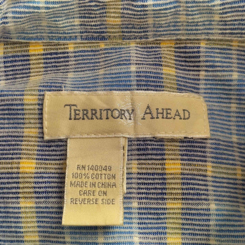 TERRITORY A HEAD チェック柄 シャツ メンズ