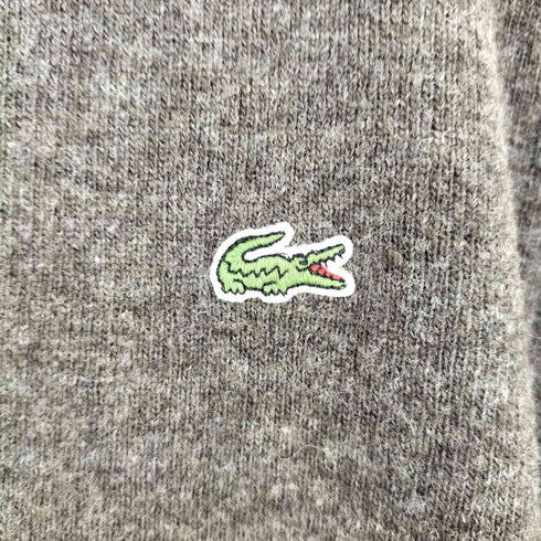ラコステ LACOSTE ワニ刺繍 ウール混 ドライバーズニットセーター メンズ JPN:3