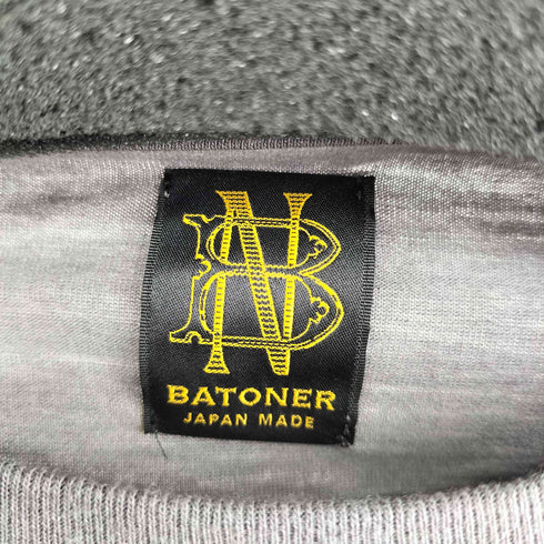 バトナー BATONER ウール L/S Tシャツ メンズ JPN:2