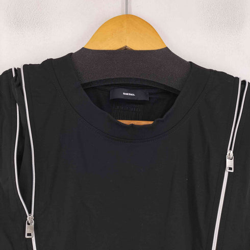 ディーゼル DIESEL T-GARTH レーヨンパイピングトップス レディース M
