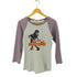 ヒステリックグラマー HYSTERIC GLAMOUR プリントラグランカットソー Y2K レディース