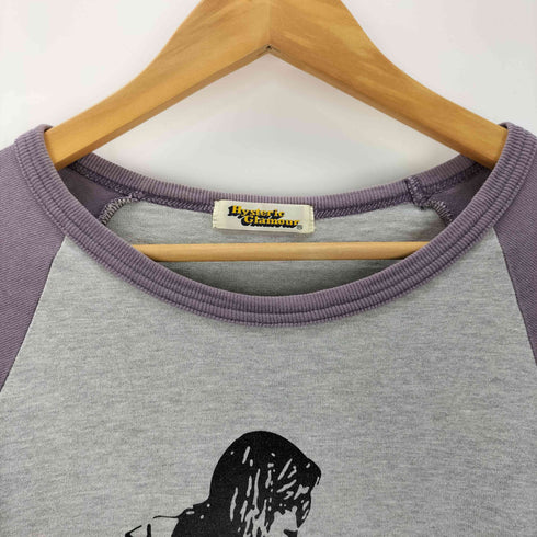 ヒステリックグラマー HYSTERIC GLAMOUR プリントラグランカットソー Y2K レディース