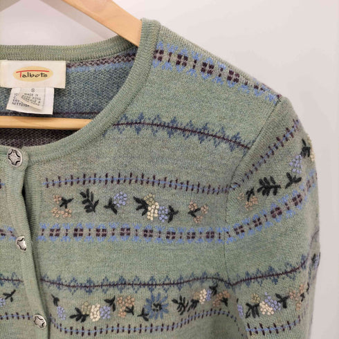 タルボット TALBOTS チロリアン ウール カーディガン レディース import:S